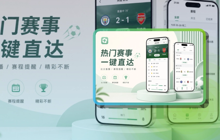 8868体育 App核心亮点，赛程比分更好找，常用入口更直观 页面展示